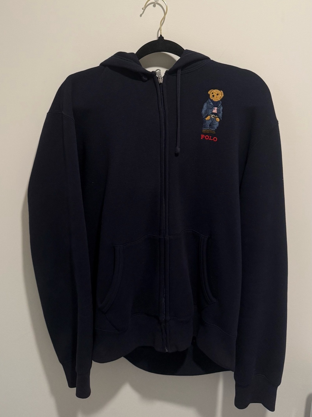 Polo Ralph Lauren Bear Zip Up Hoodie